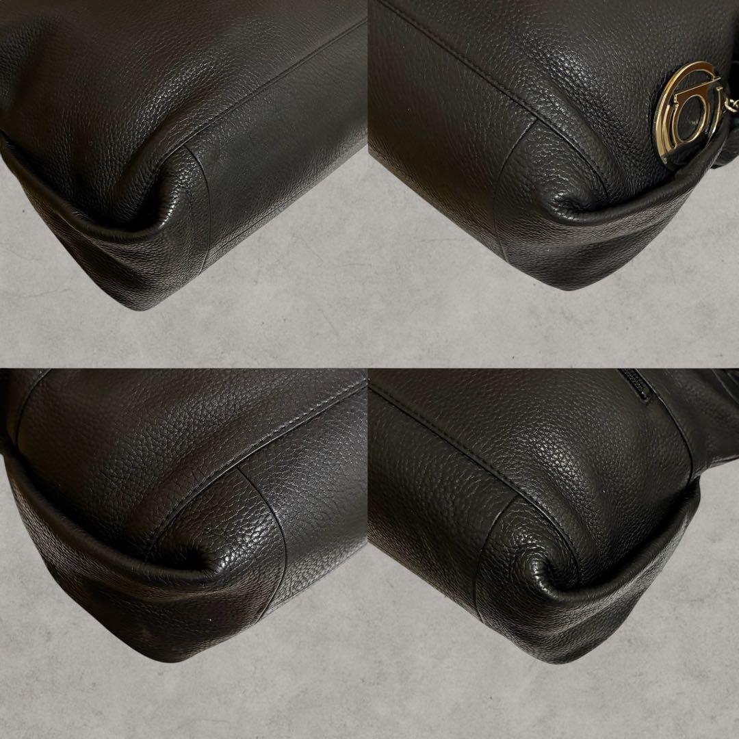 BEAUGRAND ボーグラン ショルダーバッグ JRA認定 クロコダイル 黒