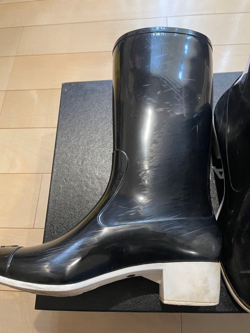 CHANEL ブラック長靴24サイズ