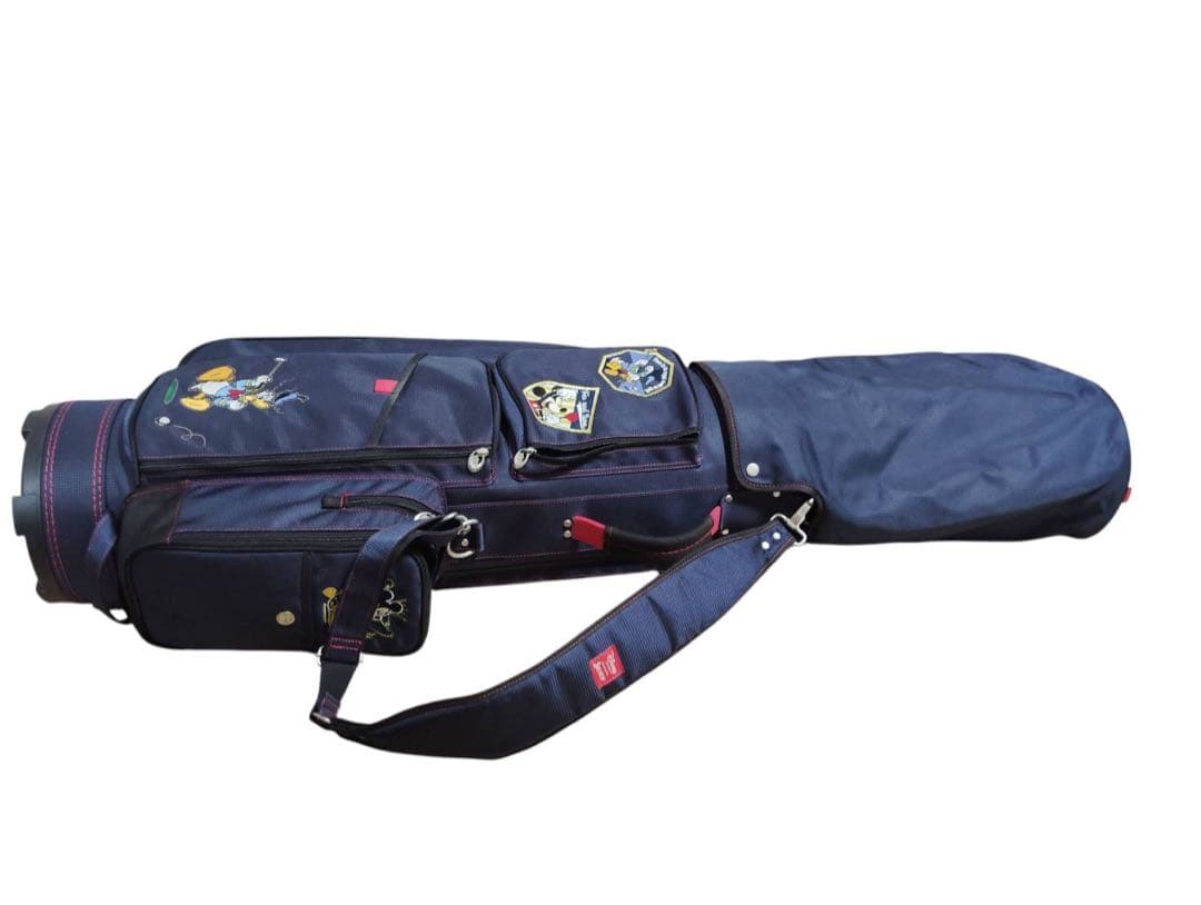 スリクソン ディズニー コラボ GGC-S087L キャディバッグ ネイビー