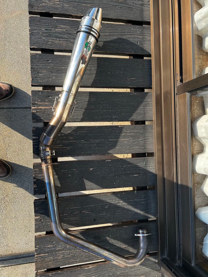 SR400 ファクトリーイワサワマフラー