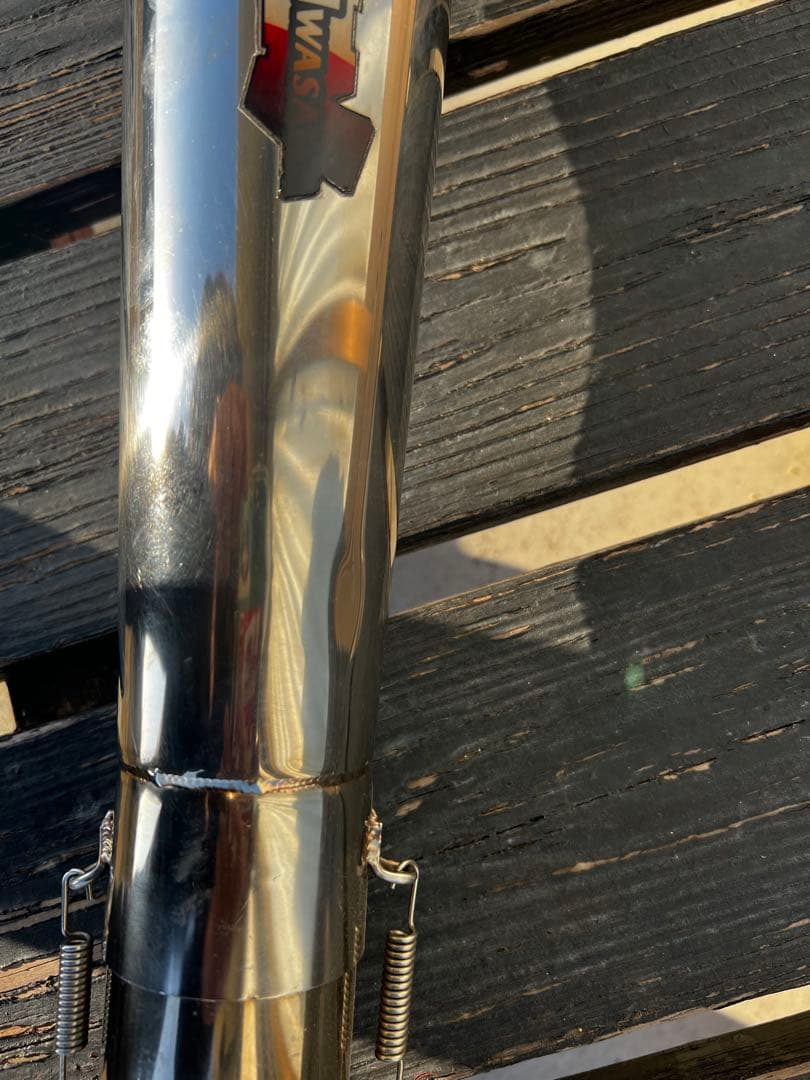 SR400 ファクトリーイワサワマフラー