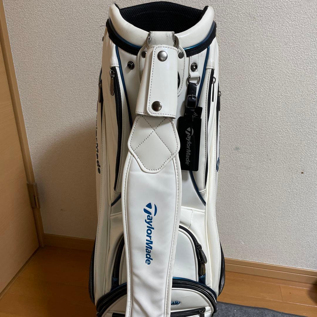 TaylorMade テーラーメイド キャディバッグ 白 9型 フード