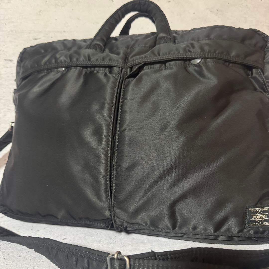 美品 PORTER ポーター タンカー 2WAYブリーフケース ビジネスバッグ