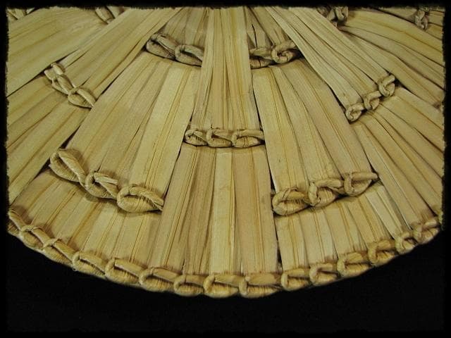 円座 5枚揃 茶道具 露地道具 網代 立礼 座布団 f316