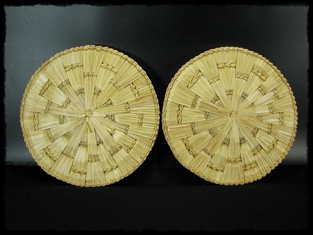 円座 5枚揃 茶道具 露地道具 網代 立礼 座布団 f316