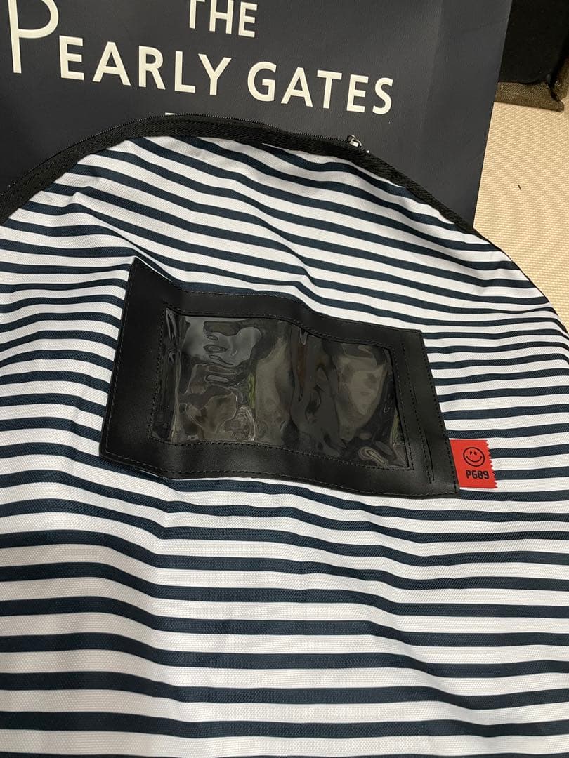 PEARLY GATES パーリーゲイツ ボーダー柄 トラベルカバー