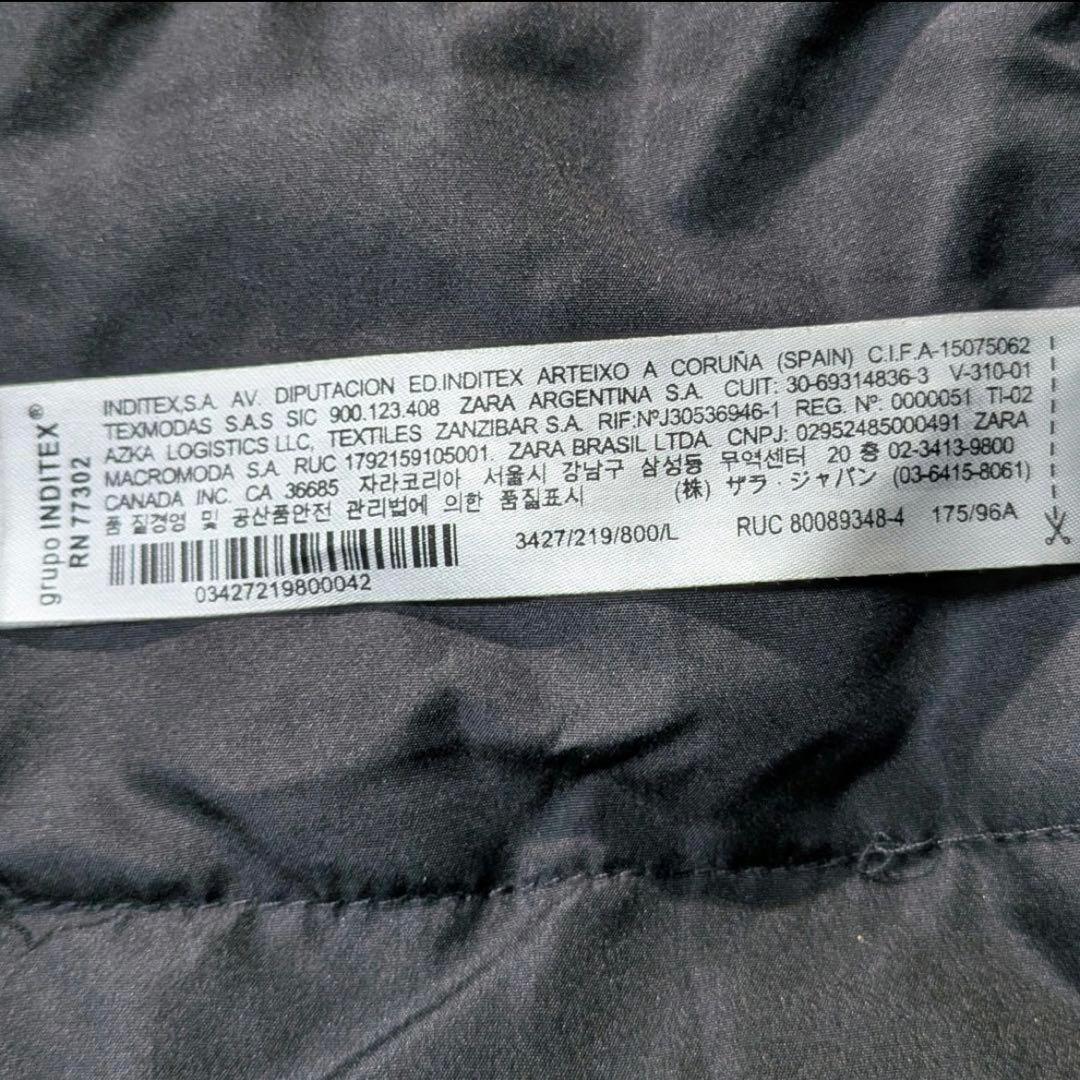 【極美品】ZARA モッズコート 黒 ファー 極暖 L