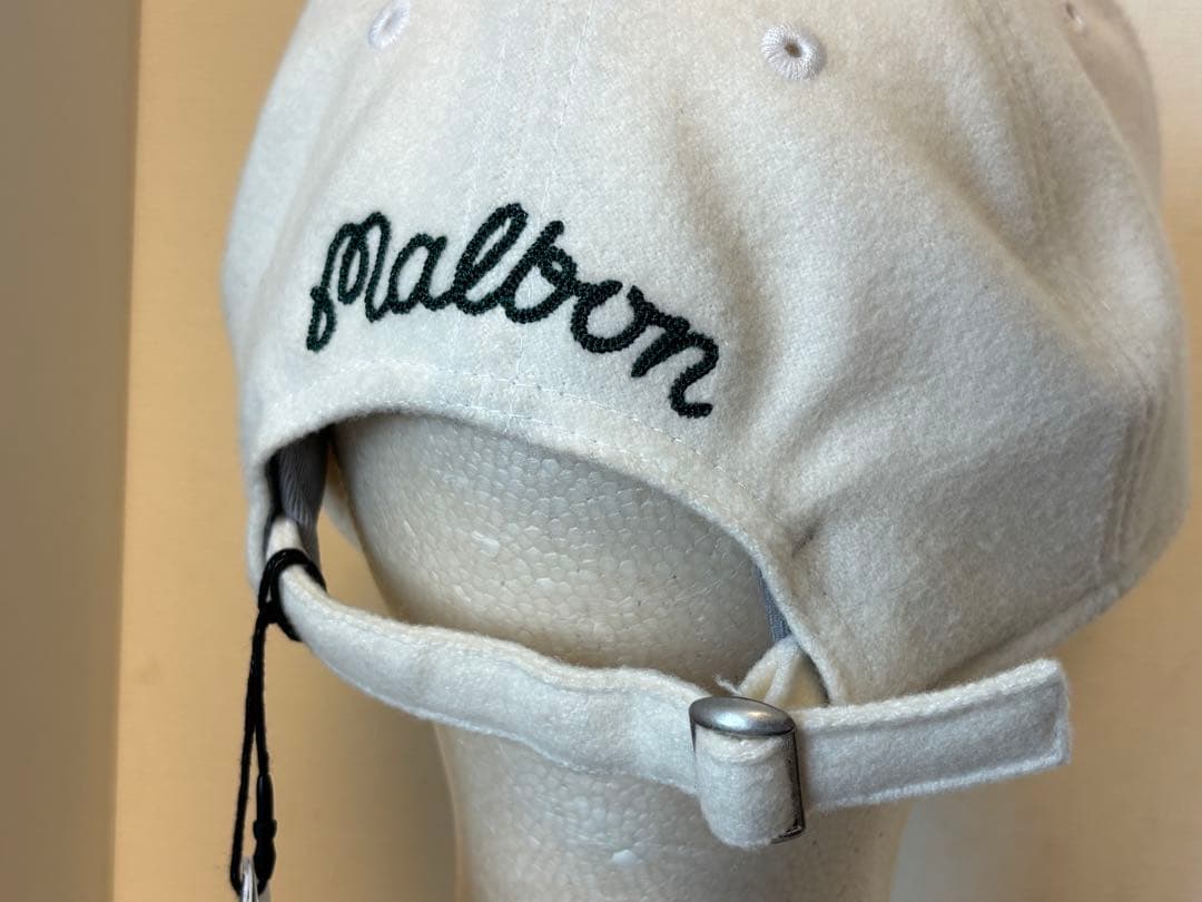 ニューエラ/帽子/マルボン/コラボ/ロゴ/別注/ゴルフ/限定/ホワイト/未使用