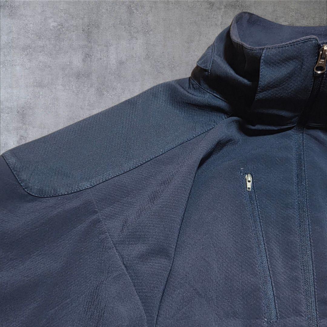 希少Tri-MountainソフトシェルジャケットSeaway企業ネイビードロコ