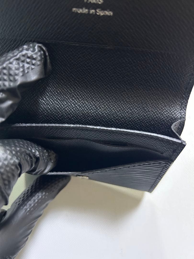 ルイヴィトン　エピ　名刺入れ　カード入れ　ノワールブラック