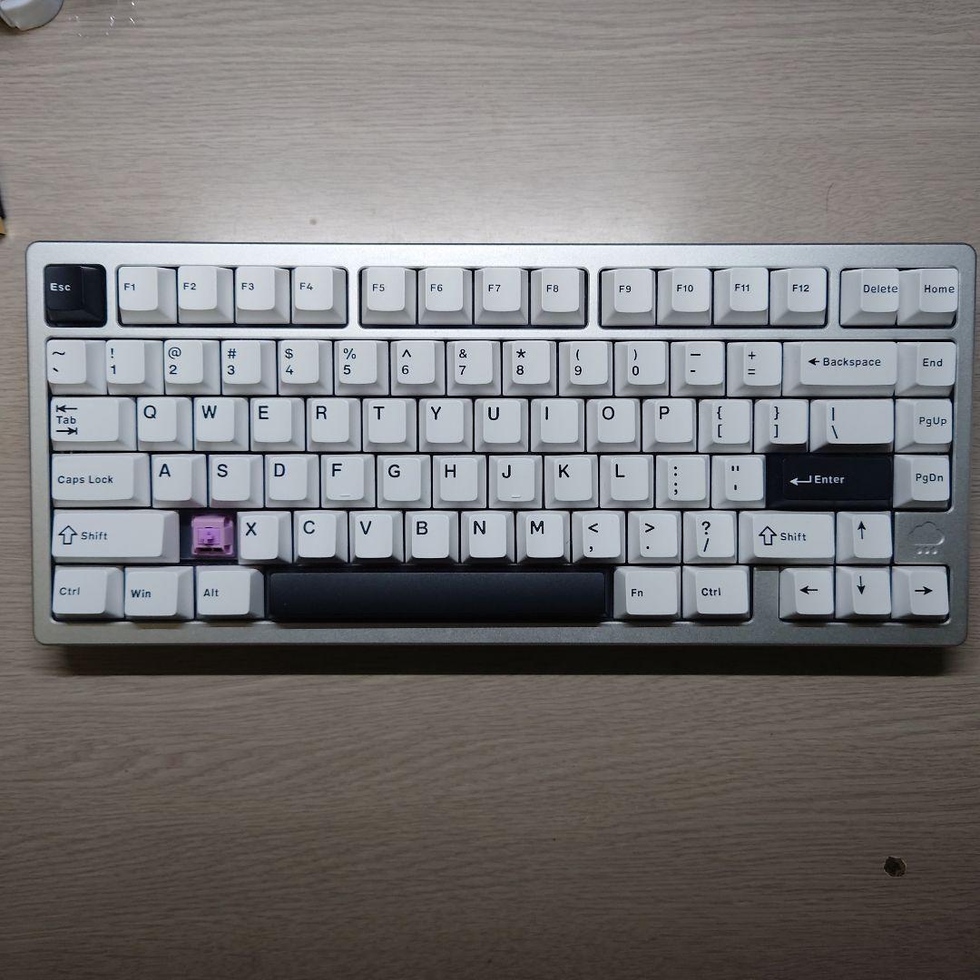 WOBKEY RAINY75 紫軸 英字配列