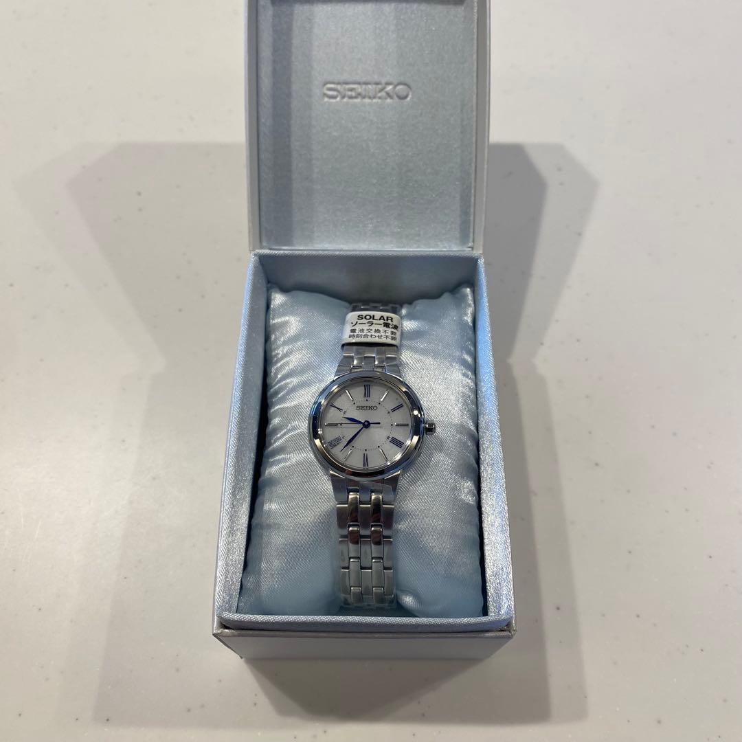 SEIKO 腕時計 ソーラー電波時計 シルバー SSDY031