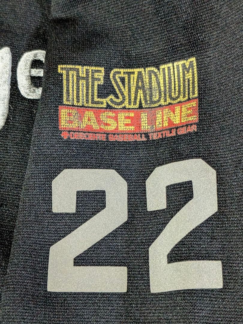 80s デサント 阪神タイガース　ジャージ トラックジャケット O ブラック 黒