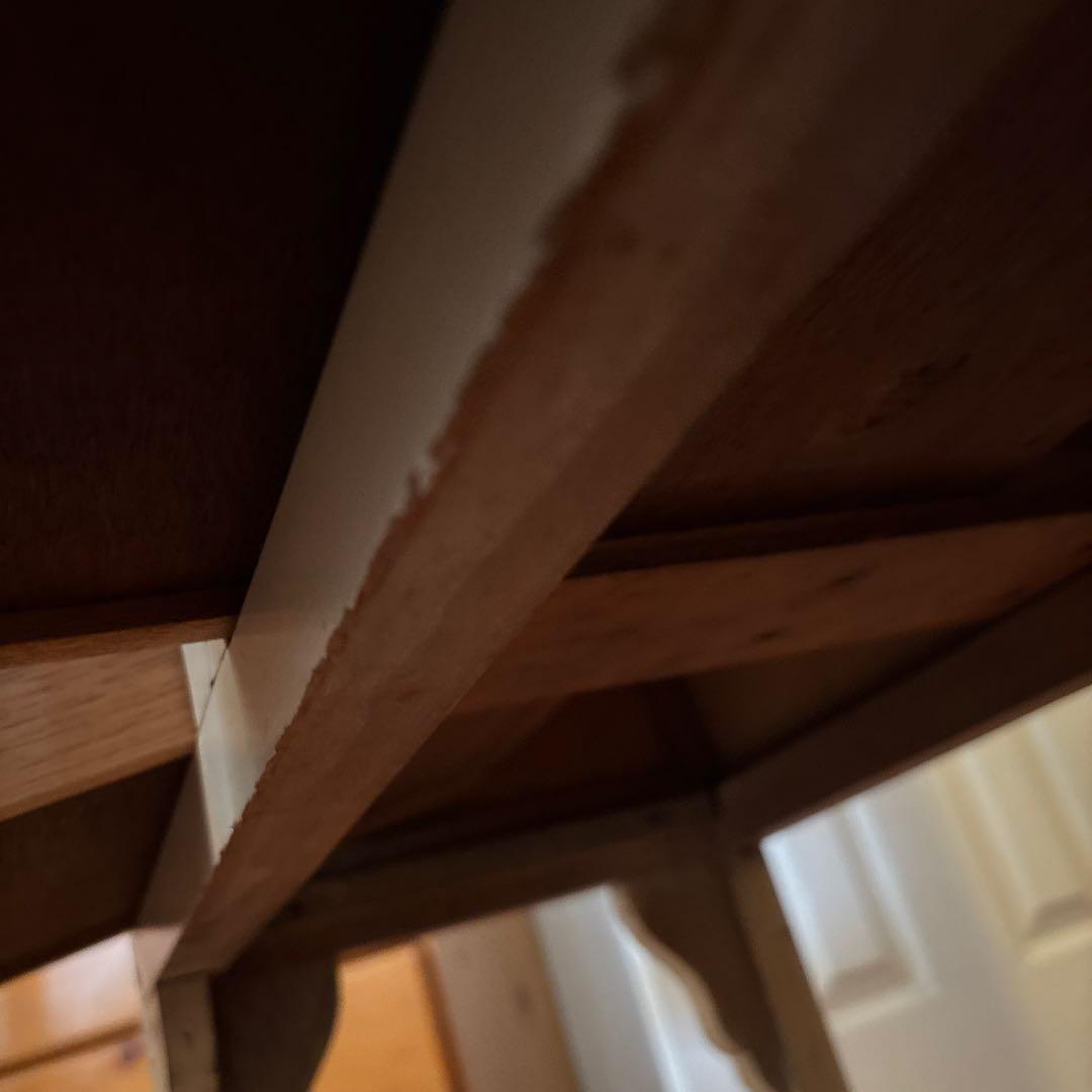 アンティーク　木製医療棚