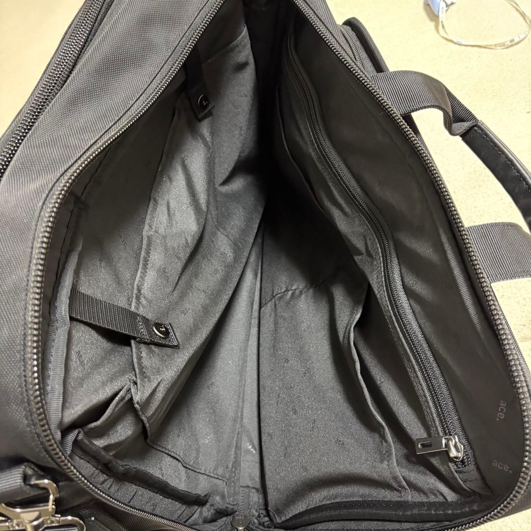 エース EVL-4.0 3WAY エキスパンダブル B4 ビジネスバッグ　黒