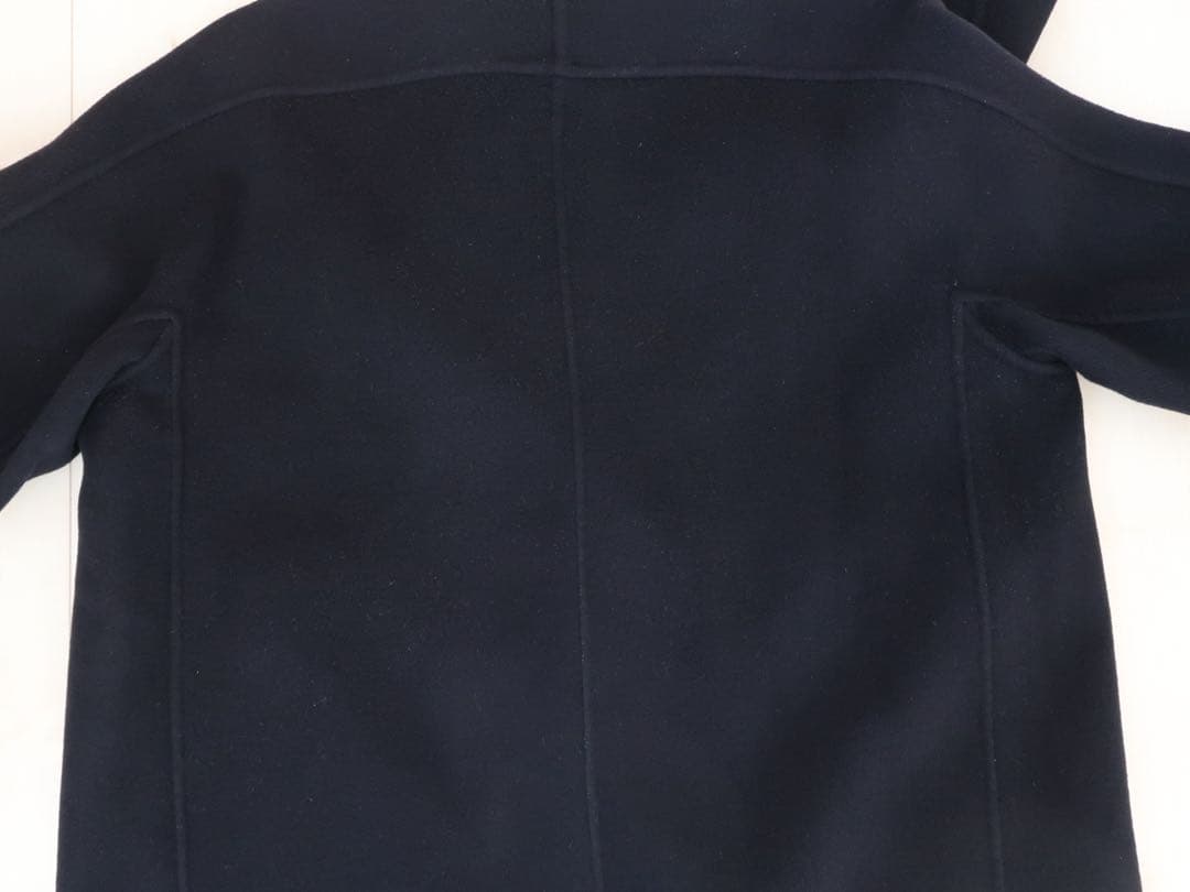 Ballsey プレミアムウールリバー フーデッドショートコート ネイビー 36