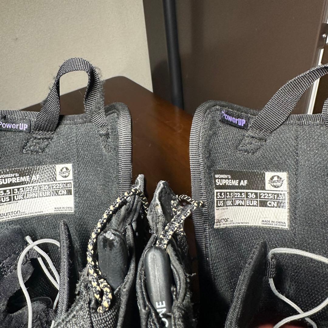 SUPREME AF スノーボードブーツ 女性用 ブラック US 5.5