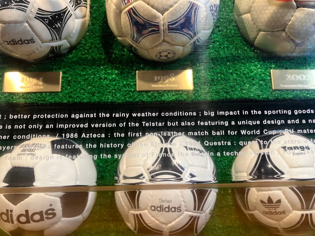 日韓W杯記念ボール ヒストリカルマッチボール9個セット限定品