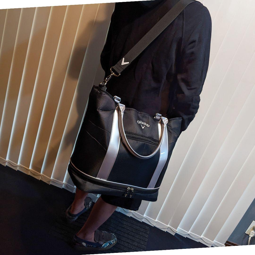キャロウェイ　2way エナメル　系　トートバッグ　ショルダーバッグ　ゴルフ　靴