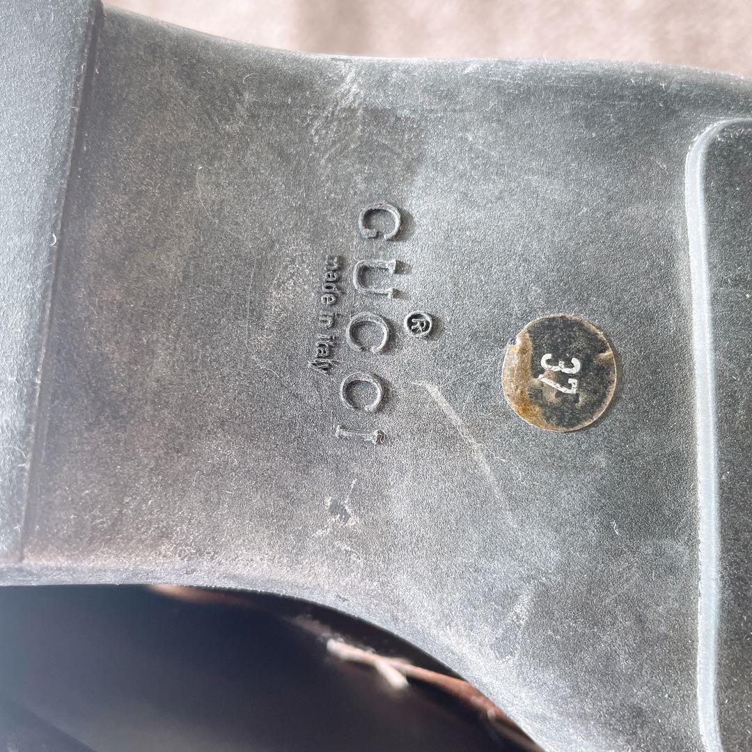 GUCCI ハイブリッド厚底ローファー グッチ ホースビットローファー 23.5