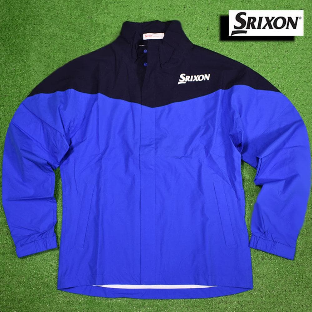 SRIXON/スリクソン ゴルフ 防風レインスーツ【ブルー/L】新品！