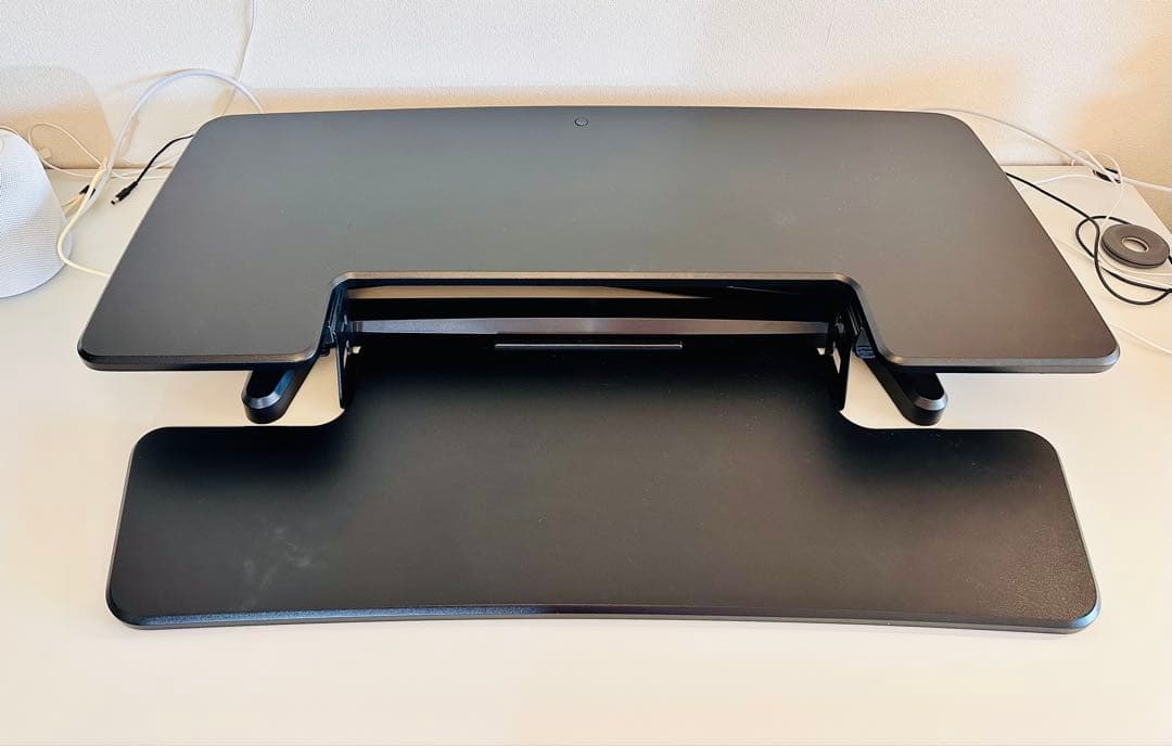 昇降式スダンディングデスク 高さ調節可能（型番：100-MR157BK）