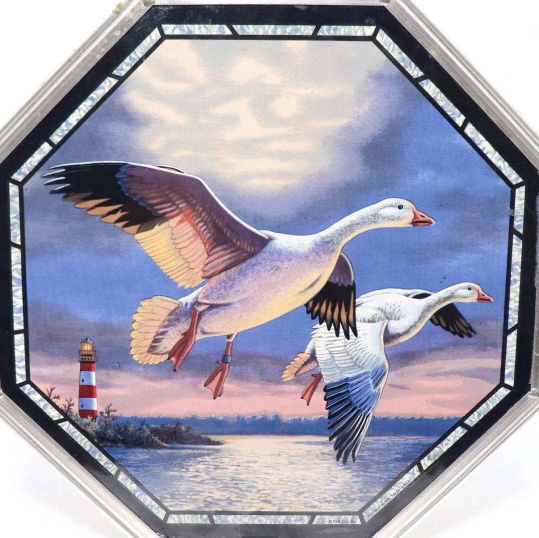 ロン・ロック 大型 ヴィンテージステンドグラス グラスマスターズフェデラルダック