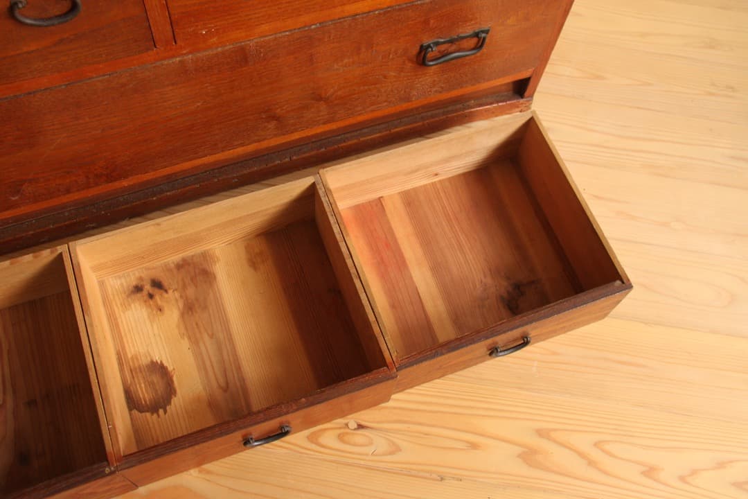 収納棚　食器棚　木製　古道具　古家具　和家具　ビンテージ　アンティーク　レトロ