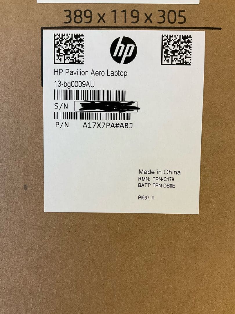 HP Pavilion Aero 13-bg0000 スタンダードモデル