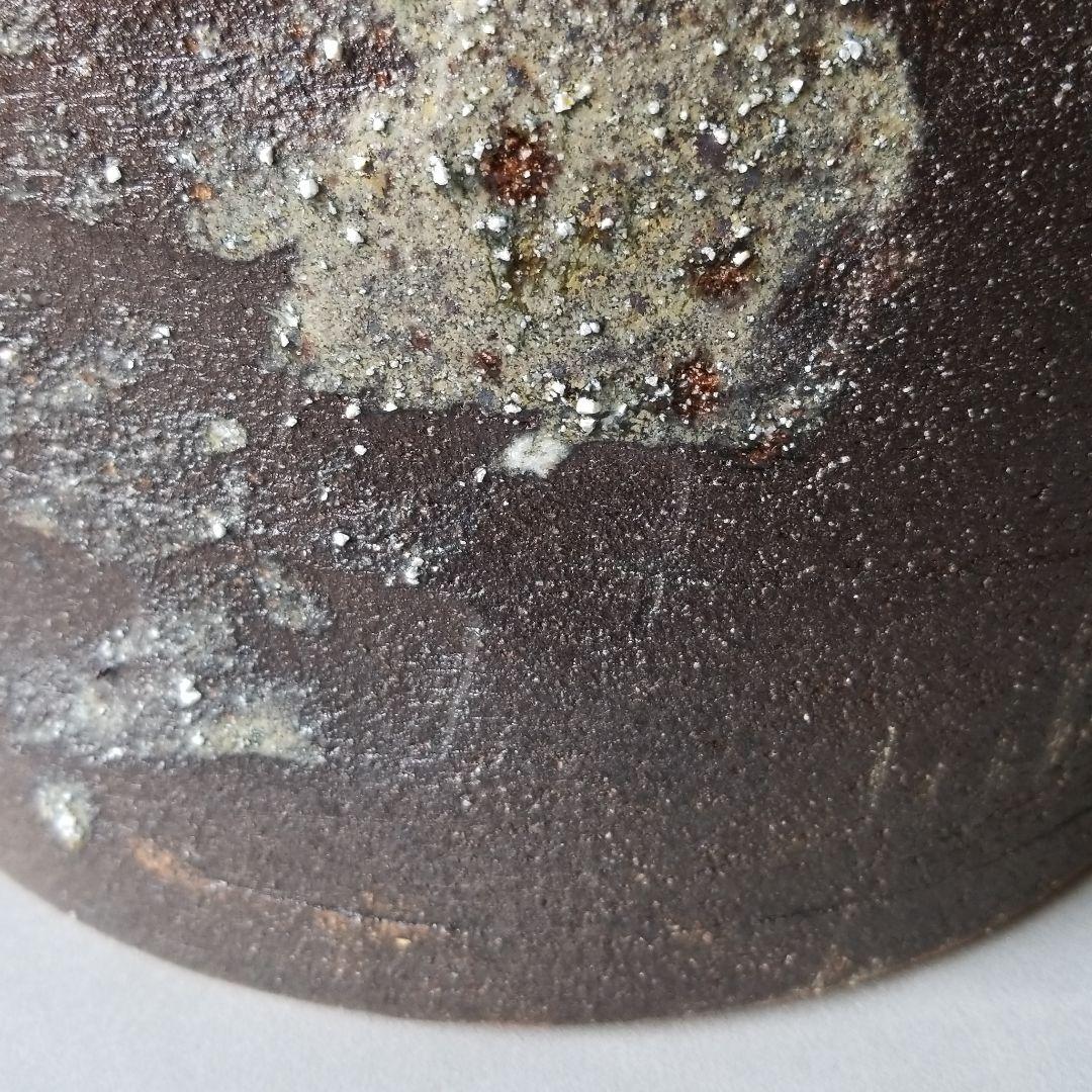 信楽焼 傘立て 古窯変たたき 高さ４４cm