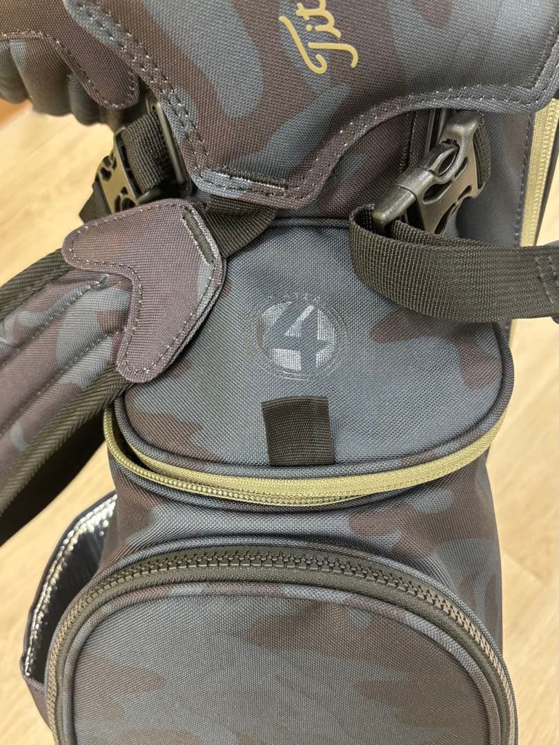 【美品】Titleist ブラックカモ プレーヤーズ4スタンドバッグ