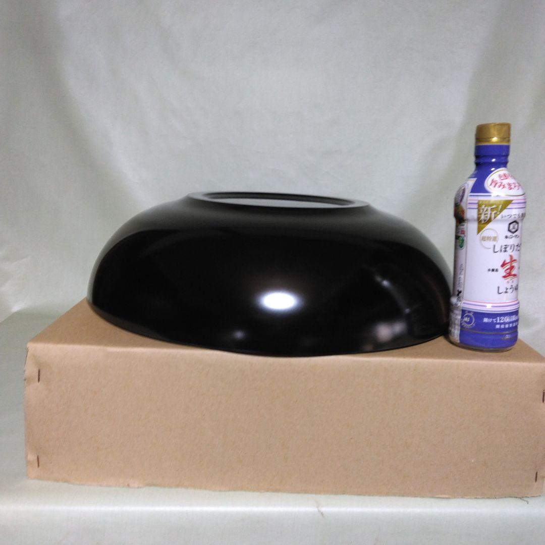 尺8寸そば打ちこね鉢　天黒内朱