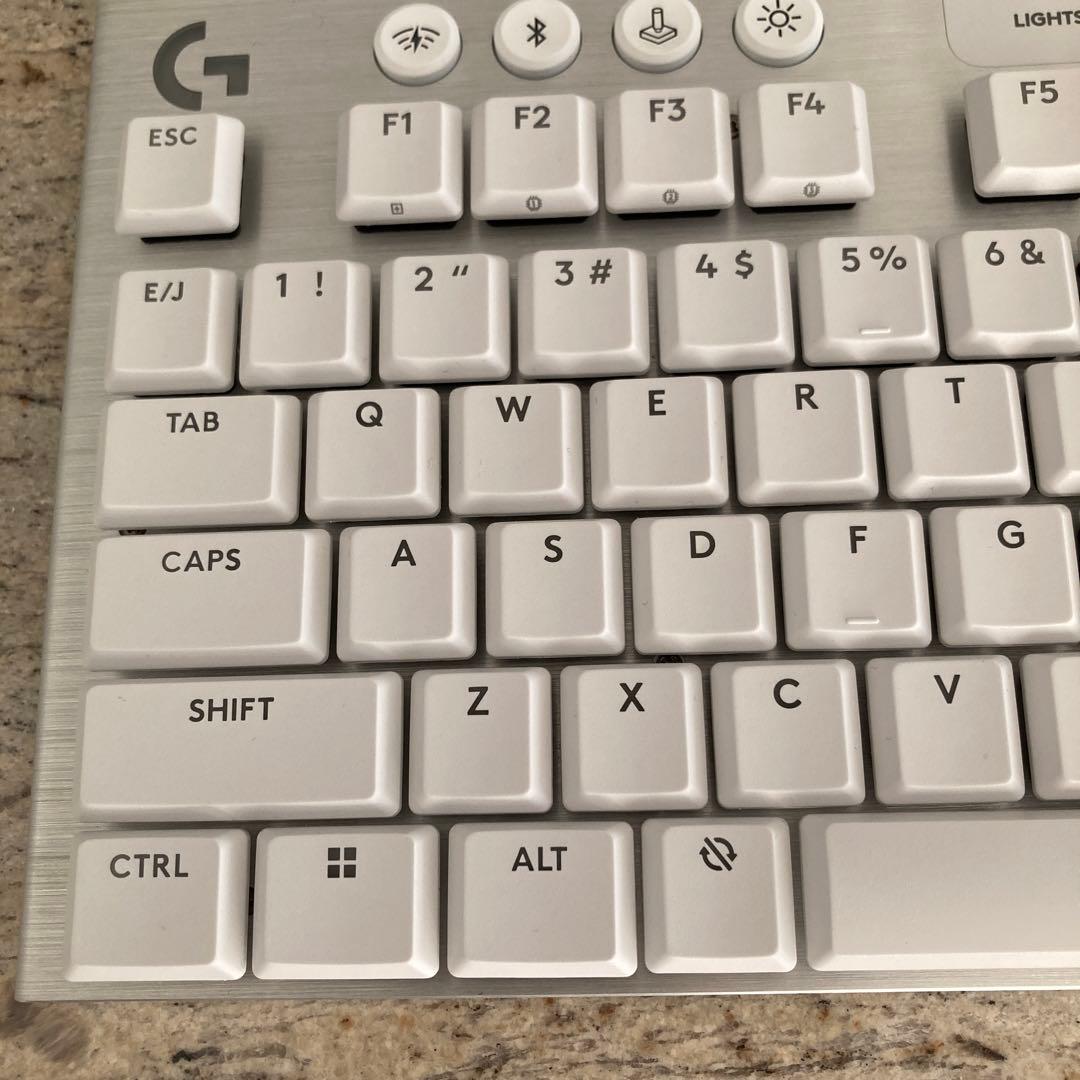 G915X LIGHTSPEED TKL ホワイト 日本語配列 キーボード本体