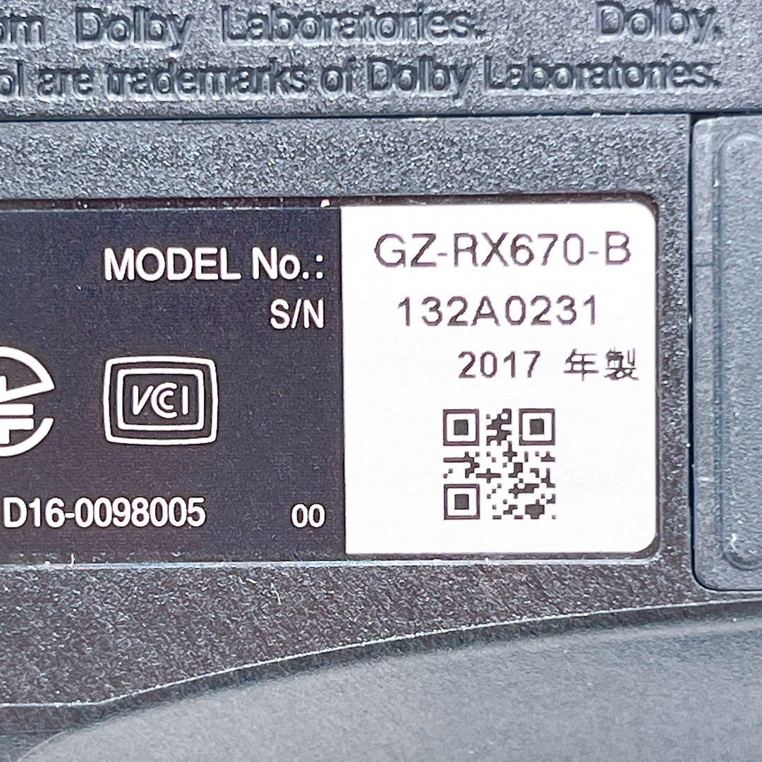 JVC GZ-RX670-B ビデオカメラ JVCケンウッド