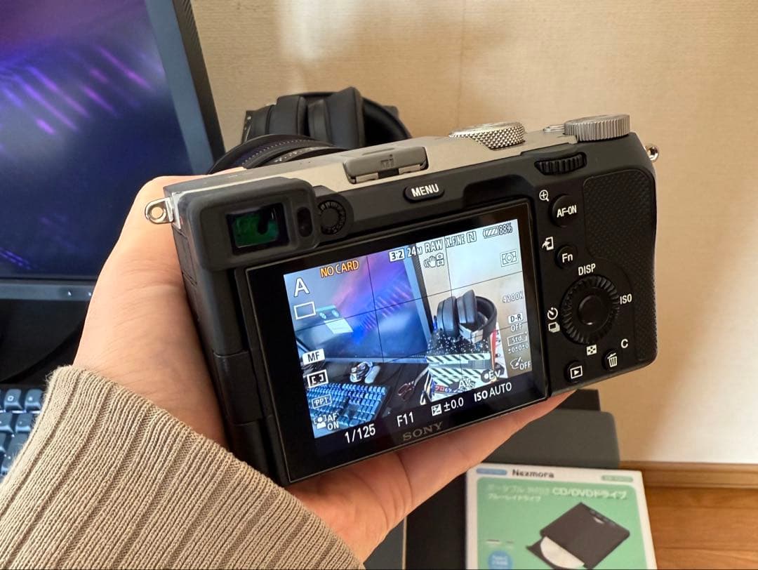 美品／ソニー α7c（a7c）ILCE-7CL(S)／ケージ・アンカーリンク付