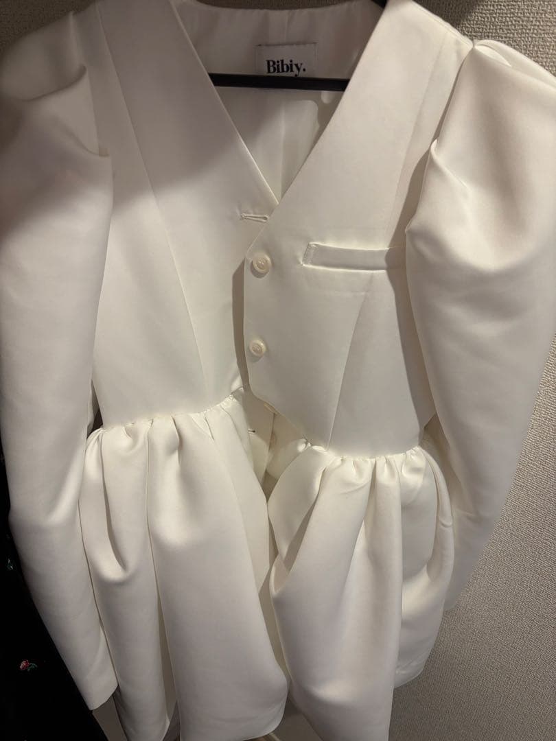 Bibiy DOROTHY PUFF DRESS ホワイト ワンピース