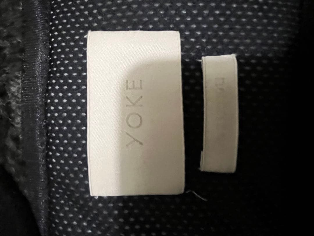 トップス YOKE JACQUARD BOA VEST