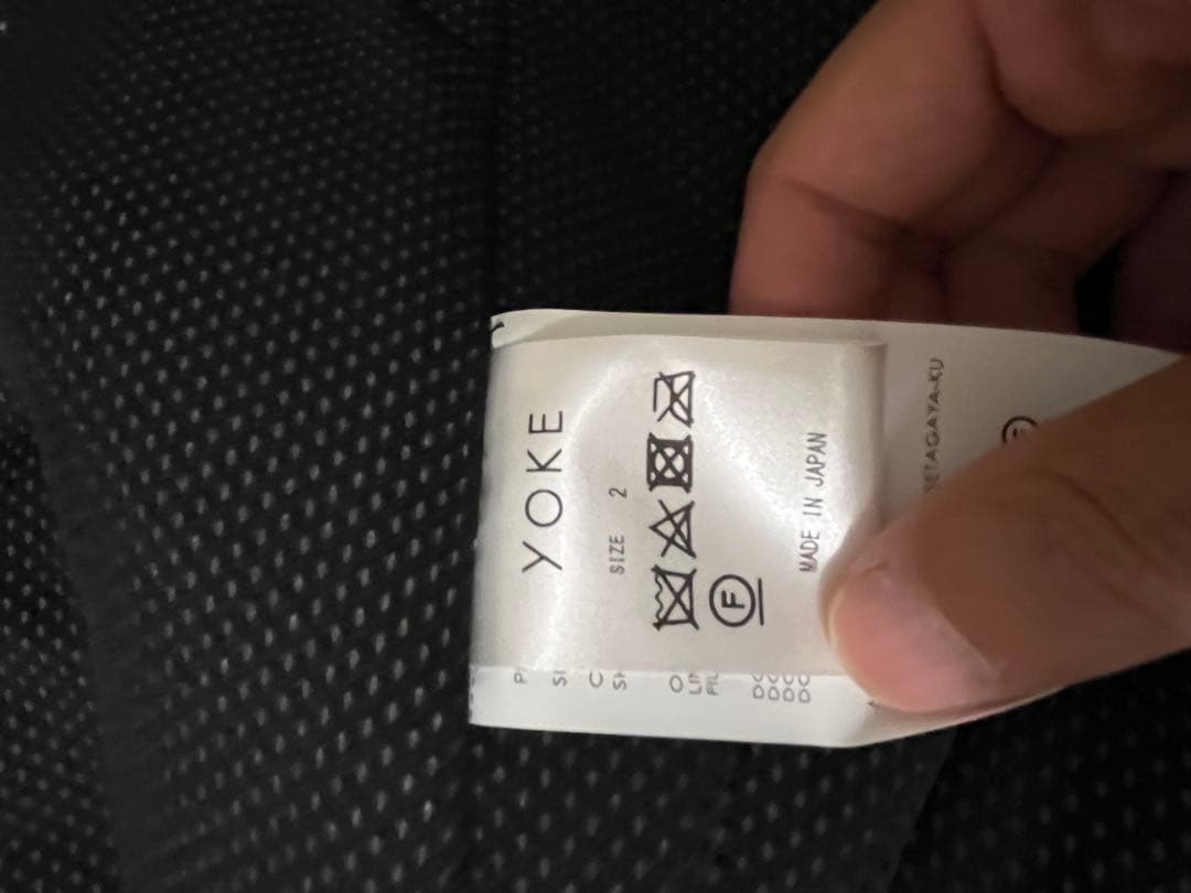 トップス YOKE JACQUARD BOA VEST