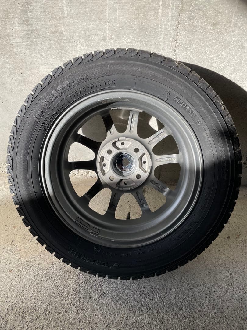 13インチ ホイールセット 155/65R13 スタッドレス