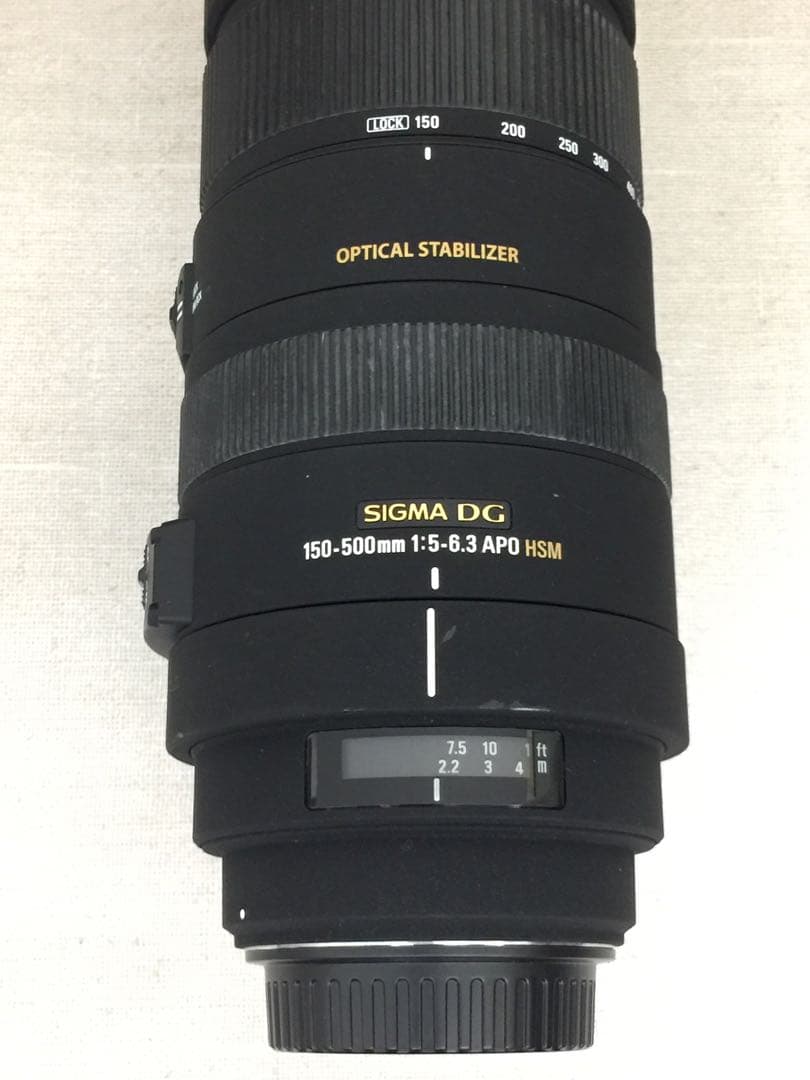 ジャンク品SIGMA APO150-500mm F5-6.3 DG OS HSM