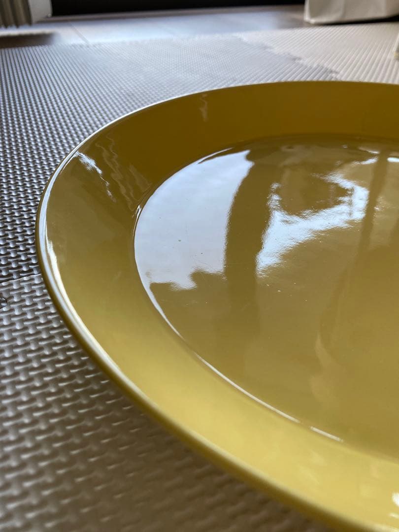 値下げ★ARABIA✴︎ヴィンテージ✴︎廃盤イエロー25.5センチ大皿