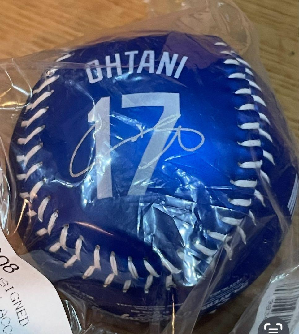 【未展示】【レア】大谷翔平NL MVP記念ボールセット（2024青、2025白）