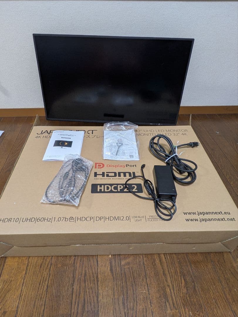 ジャンク品 32インチ LEDモニター JN-IPS32B4KHDR