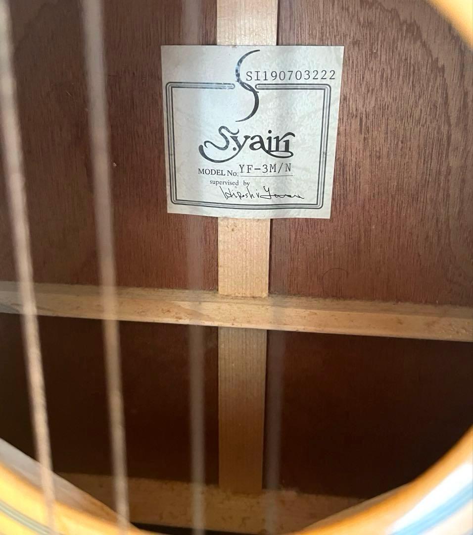 【廃盤品】S-Yairi YF-3Mエレアコ Fishman掲載GROVERペグ