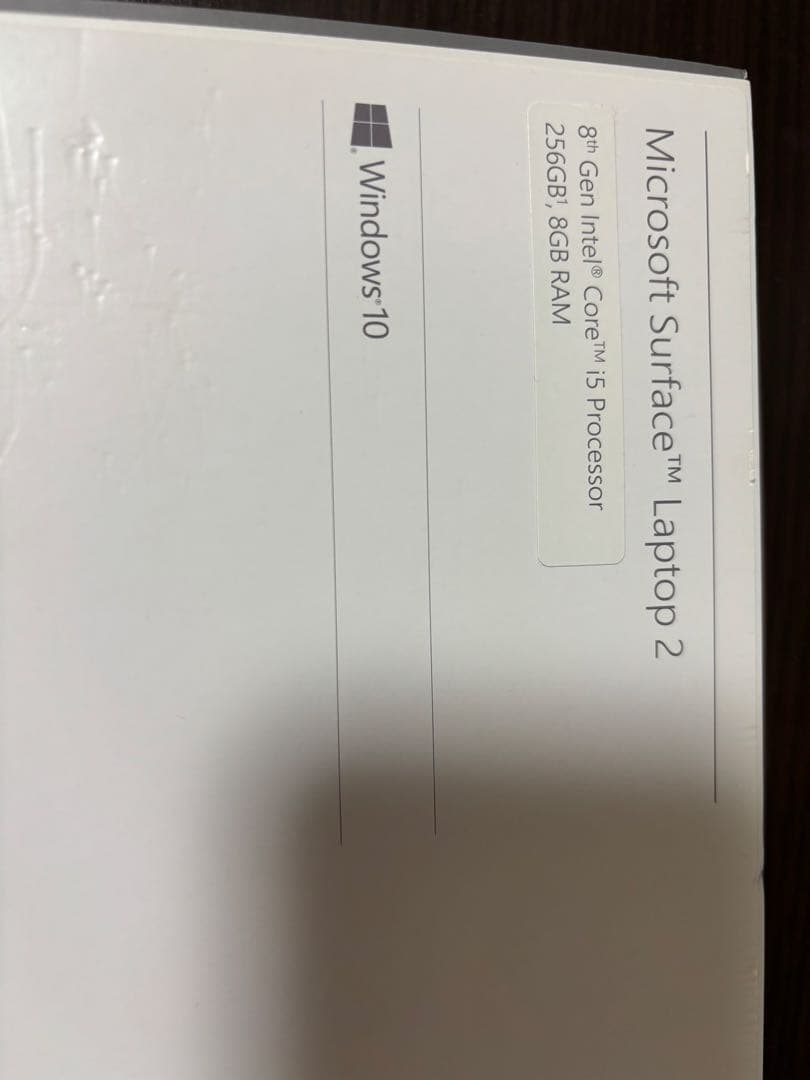 Microsoft Surface Laptop 2 ブラック