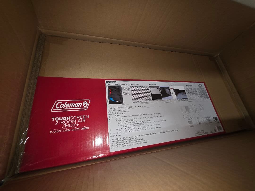 コールマン　タフスクリーン　2ルームエアー　MDX+ 新品未使用　未開封！