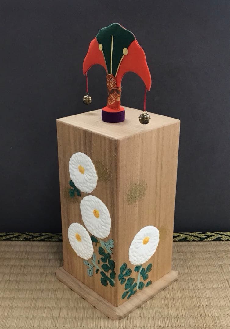 茶道具　投扇興　蝶(的) 枕(台)扇(5本)一式 7点　栞　共箱　S258TK