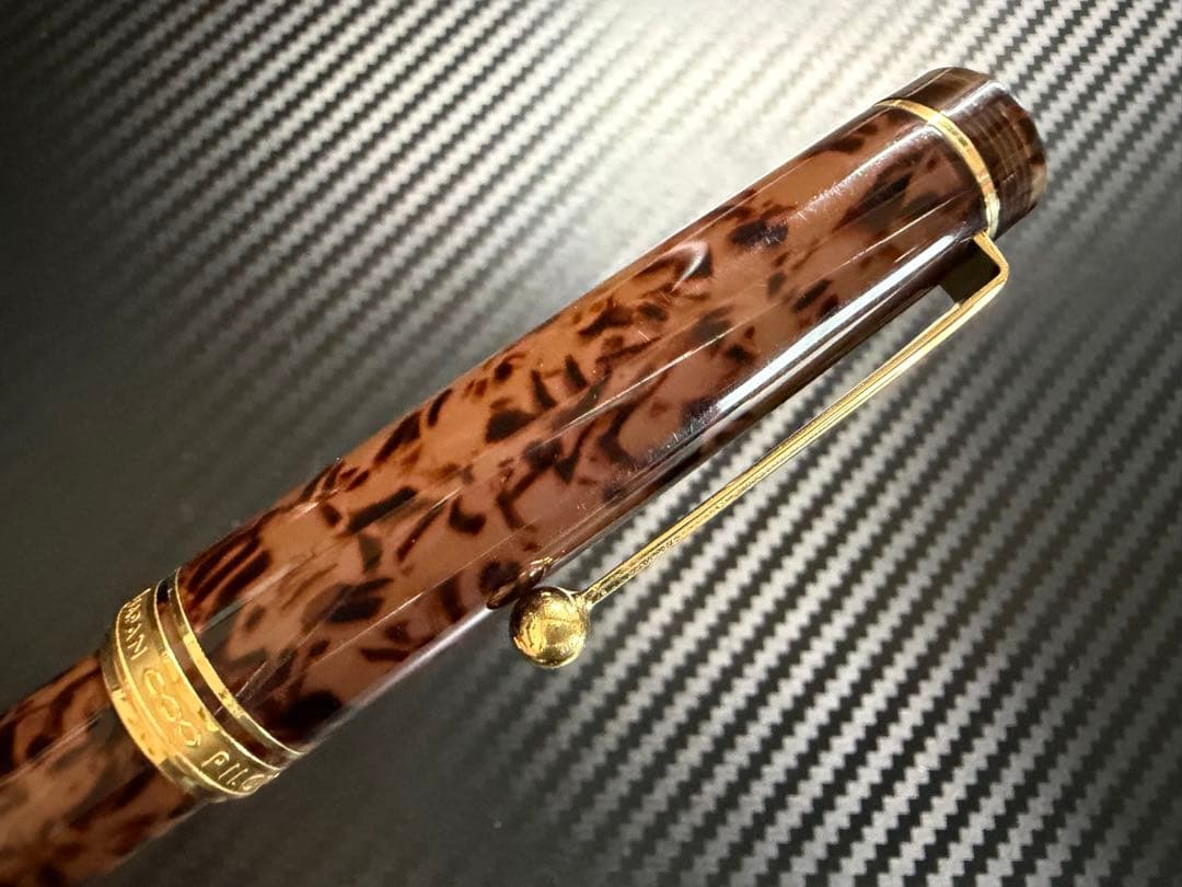 極美品 パイロット カスタム レガンス 初期型 B 太字 万年筆 ブラウン