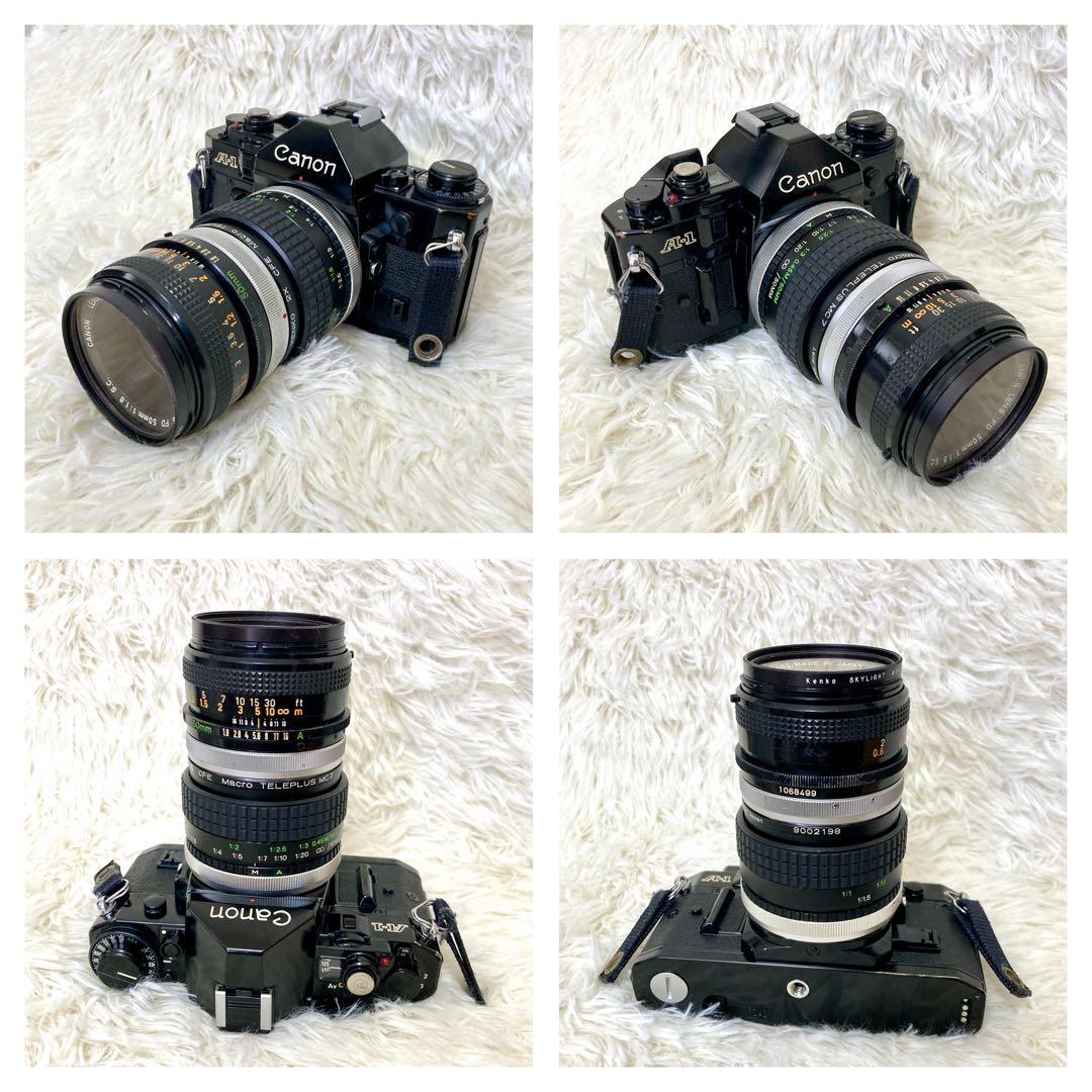 【最終セール中✨】Canon A-1 フィルム カメラ レンズ　一眼レフ