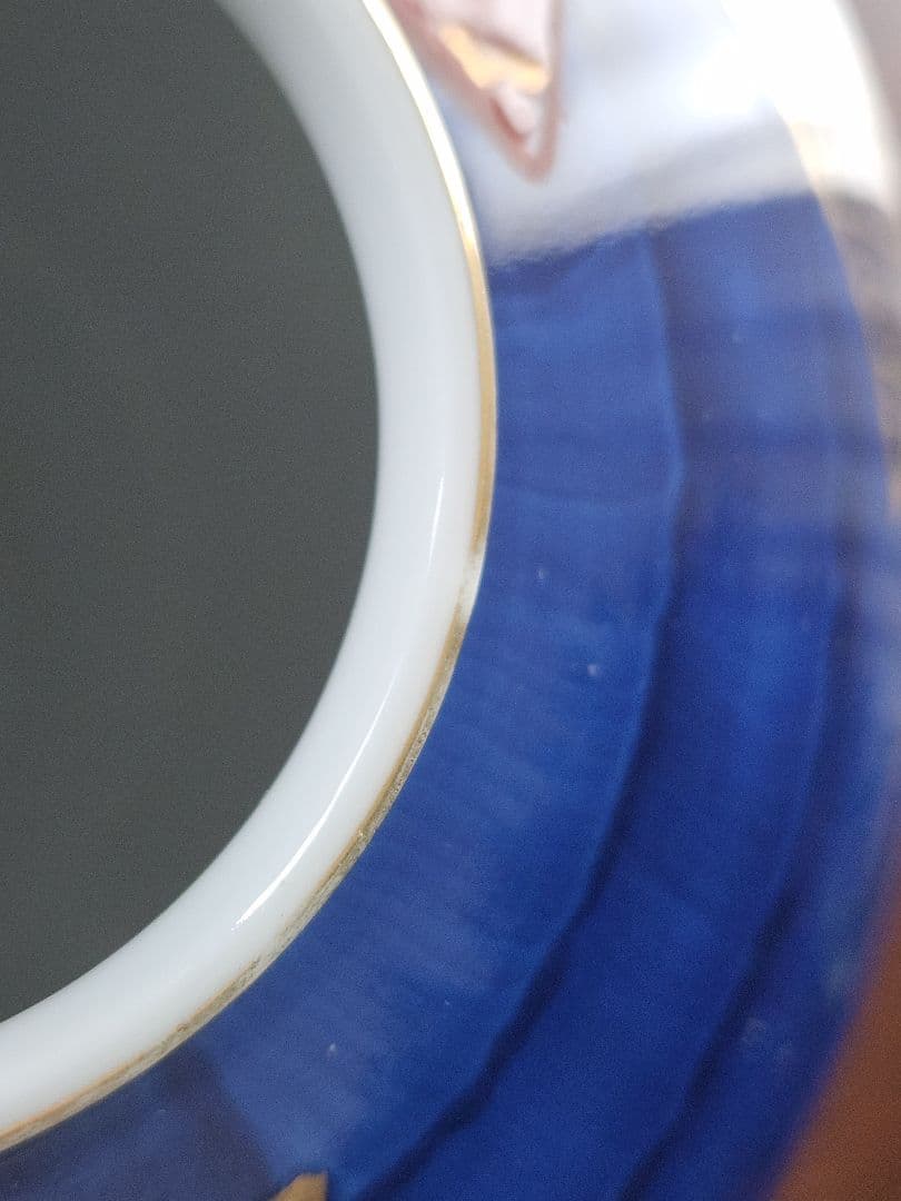 古伊万里　花瓶　壺　有田焼　GOLDIMARI　結び　金襴手　骨董　伊万里焼